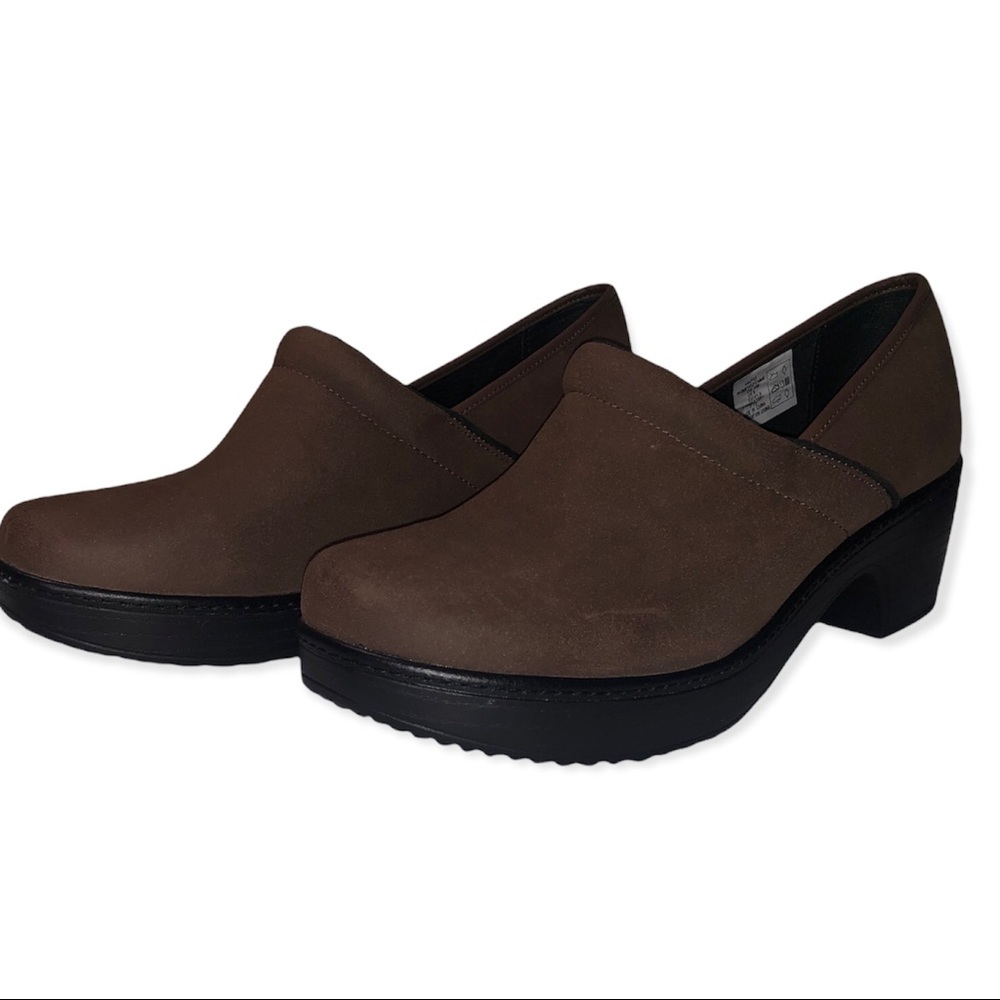 Brown Lands End Clogs 10B - Picture 4 of 12